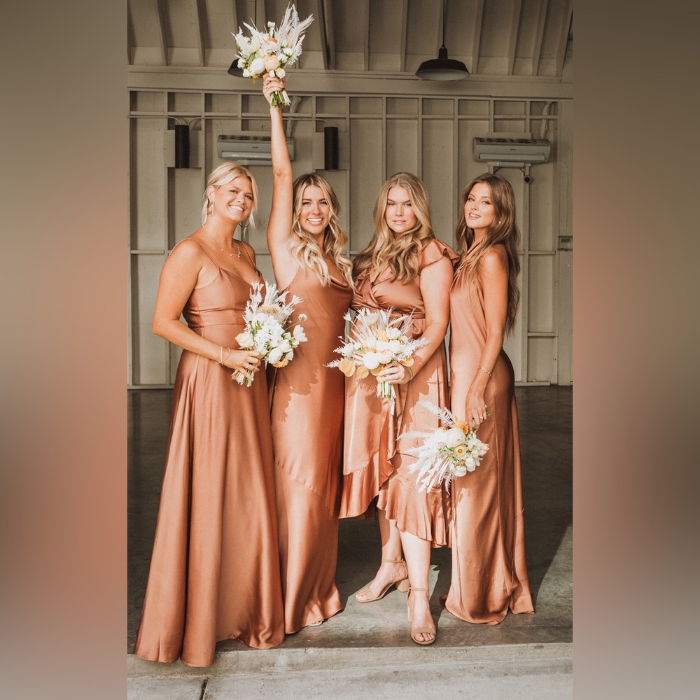 Show Me Your Mumu Samantha Ruffle Wrap Dress - size S NWOT